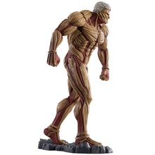 Load image into Gallery viewer, Bring Home the Power of the Armored Titan
Add one of Attack on Titan's most formidable Titans to your collection with this officially licensed Armored Titan Battle of Heaven and Earth Ichibansho Figure by Bandai Spirits.
Standing with an imposing presence, the Armored Titan is recreated with incredible attention to its powerful physique, distinctive hardened armour and exposed muscular detailing. The sculpt captures the intimidating appearance of the Titan brilliantly, while the textured display base compl