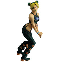 Load image into Gallery viewer, The Fearless Spirit of Jolyne Cujoh
Bring the determination and unmistakable style of Jolyne Cujoh to your collection with this officially licensed JoJo's Bizarre Adventure Ichibansho Figure by Banpresto / Bandai Spirits.
Inspired by JoJo's Bizarre Adventure: Stone Ocean, Jolyne is recreated in her distinctive outfit with her signature hairstyle, confident expression and instantly recognisable character design. Her dynamic stance perfectly reflects the strength and rebellious personality of the sixth JoJo