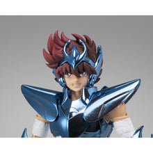 Load image into Gallery viewer, Awaken the Power of Pegasus Seiya
Bring the legendary Pegasus Saint to your collection with this officially licensed Pegasus Seiya Final Bronze Cloth Original Colour Edition Figure by Bandai / Tamashii Nations.
Inspired by Saint Seiya, this premium collectible recreates Seiya in his iconic Final Bronze Cloth, featuring striking metallic blue armour, detailed sculpting and extensive interchangeable parts that allow collectors to recreate a variety of memorable poses and attacks.
Complete with effect