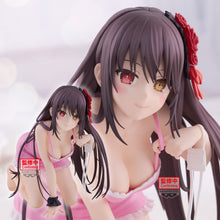 Load image into Gallery viewer, A RARE RELAXED MOMENT WITH KURUMI
Add one of Date A Live's most recognisable Spirits to your collection with this beautiful Kurumi Tokisaki Relax Time Figure from Banpresto.
Part of Banpresto's popular Relax Time collection, this figure presents Kurumi away from her usual darker and more dangerous appearance, capturing the mysterious Spirit during a much calmer moment.
Kurumi is beautifully recreated in a kneeling pose wearing a delicate pink outfit, with her incredibly long dark hair flowing around her.