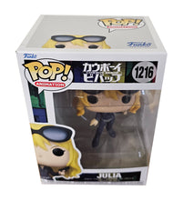 Load image into Gallery viewer, Free UK Royal Mail Tracked 24hr Delivery Amazing Pop vinyl figure from Funko POP Animation. This figure of Julia from the classic anime series Coboy Bebop stands at 9cm tall. The figure is packaged in a window display box by Funko. Official brand: Funko EAN: 889698580236 Excellent gift for any Cowboy Bebop fan.