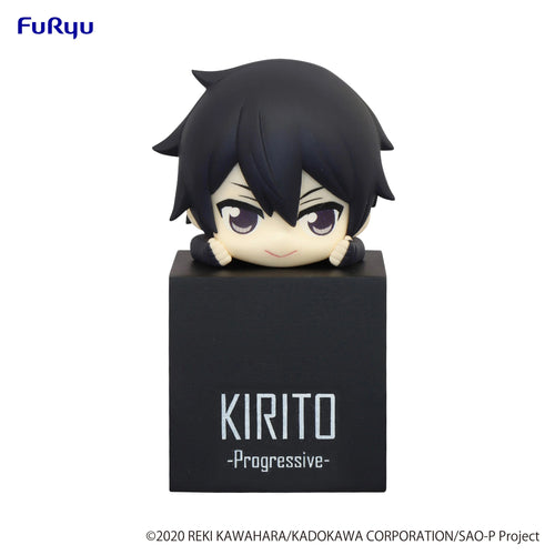 Free UK Royal Mail Tracked 24hr delivery   Super cute figure of Kirito from the popular anime Sword Art Online. This cute figure is launched by Good Smile Company as part of their latest FuRyu Hikkake block figure collection.   The figure is created in excellent detail showing Kirito lying on top of his Progressive themed black block. - Super Cute   The PVC statue stands at 10cm tall, and packaged in a gift/collectible box from Good Smile Company. 