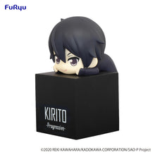 Load image into Gallery viewer, Free UK Royal Mail Tracked 24hr delivery   Super cute figure of Kirito from the popular anime Sword Art Online. This cute figure is launched by Good Smile Company as part of their latest FuRyu Hikkake block figure collection.   The figure is created in excellent detail showing Kirito lying on top of his Progressive themed black block. - Super Cute   The PVC statue stands at 10cm tall, and packaged in a gift/collectible box from Good Smile Company. 
