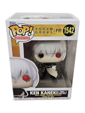 Load image into Gallery viewer, Free UK Royal Mail Tracked 24hr Delivery Amazing Pop vinyl figure from Funko POP Animation. This figure of Ken Kaneki stands at around 9cm tall. The figure is packaged in a window display box by Funko. Excellent gift for any Tokyo Ghoul fan. Official Brand: Funko Pop