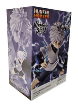 Load image into Gallery viewer, Free UK Royal Mail Tracked 24hr delivery   Striking statue of Killua Zoldyck from the legendary anime Hunter X Hunter. This amazing statue is launched by Banpresto as part of their latest Vibration Stars collection.  The sculptor has completed this piece spectacularly, showing Killua posing in battle mode ready to perform his primary move &quot;Thunderbolt&quot;. -  Stunning !   This PVC statue stands at 11cm tall, and packaged in a gift/collectible box from Bandai.
