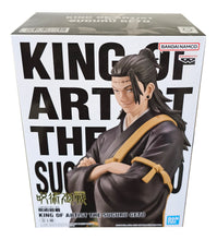Load image into Gallery viewer, Free UK Royal Mail Tracked 24hr delivery   Cool striking figure of Suguro Geto (Kenjaku version) from the popular anime Jutjutsu Kaisen. This statue is launched by Banpresto as part of their latest King Of Artist collection.  This figure is created meticulously, showing Geto posing in his Jujutsu Kimono. - Stunning !   This PVC statue stands at 21cm tall, and packaged in a gift / collectible box from Bandai. 
