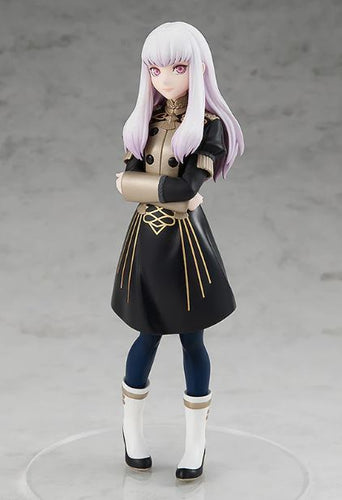 Stunning figure of Lysithea von Ordelia, she is the youngest member of the Golden Deer, and playable character from the popular tactical role-playing video game Fire Emblem: Three Houses. This figure is launched by Good Smile Company as part of their latest Pop Up Parade collection.  This statue is created meticulously, showing Lysithea posing elegantly in her uniform folding her arms. 