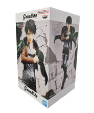 Load image into Gallery viewer, Free UK Royal Mail Tracked 24hr delivery
Spectacular statue of Levi Ackerman from the popular anime Attack On Titan. This figure is launched by Banpresto as part of their latest Grandista series.
This statue is created meticulously, showing Levi Ackerman posing in his uniform, and wearing his iconic scout cape. -Stunning!
This PVC statue stands at 27cm tall, and packaged in a gift collectible box from Bandai.
Official brand: Banpresto / Bandai
EAN: 4983164298765
Excellent gift for any Attack On T