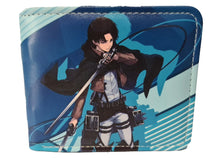Load image into Gallery viewer, Attack on Titan Anime Wallet - Levi Ackerman - Premium PVC Leather - Unisex
