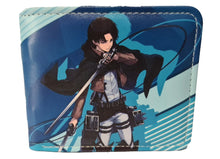 Load image into Gallery viewer, Attack on Titan Anime Wallet - Levi Ackerman - Premium PVC Leather - Unisex