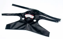 Load image into Gallery viewer, Free UK Royal Mail Tracked 24hr delivery
Stunning PVC Leather zipper mask of Ken Kaneki, adapted from the popular anime Tokyo Ghoul.
This cosplay mask is made of PVC leather, eye-patch included, open/close zip for the mouth section, and leather straps.
Excellent for anime Cosplay.
Size: Unisex (with adjustable leather strap).