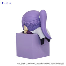 Load image into Gallery viewer, Free UK Royal Mail Tracked 24hr delivery   Super cute figure of Mito from the popular anime Sword Art Online. This cute figure is launched by Good Smile Company as part of their latest FuRyu Hikkake block figure collection.   The figure is created in excellent detail showing Mito lying on top of her Progressive themed Lylac block. - Super Cute   The PVC statue stands at 10cm tall, and packaged in a gift/collectible box from Good Smile Company. 
