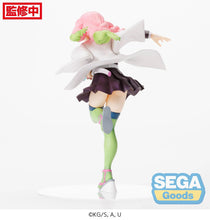 Load image into Gallery viewer, Free UK Royal Mail Tracked 24hr delivery   Stunning statue of Mitsuri Kanroji from the popular anime series Demon Slayer. This figure is launched by SEGA as part of their latest FIGURIZMA series.   This figure of Mitsuri is created beautifully, showing the beautiful Hashira posing in battle mode, wearing her uniform. - Stunning !   This PVC statue stands at 21cm tall, and packaged in a gift/collectible box from  Bandai.  Official brand: SEGA  Excellent gift for any Demon Slayer fan.
