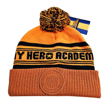 Load image into Gallery viewer, Free UK Royal Mail Tracked 24hr delivery   Official My Hero Academia Beanie launched by CYP brands as part of their latest collection.   This super soft and warm beanie is designed beautifully by CYP, showing My Hero Academia imprinted across the beanie, and with the official badge on front.   Size: Adult   Material: Acrylic Yarn  Official brand: CYP 
