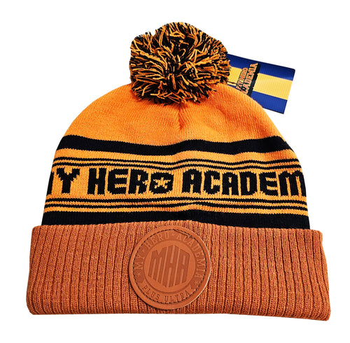 Free UK Royal Mail Tracked 24hr delivery   Official My Hero Academia Beanie launched by CYP brands as part of their latest collection.   This super soft and warm beanie is designed beautifully by CYP, showing My Hero Academia imprinted across the beanie, and with the official badge on front.   Size: Adult   Material: Acrylic Yarn  Official brand: CYP 