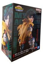 Load image into Gallery viewer, Free UK Royal Mail Tracked 24hr delivery  
Striking statue of Izuku Midoriya from the popular anime series My Hero Academia. This stunning piece is launch by Banpresto as part of their latest YOUR'RE NEXT collection. 
This statue is created meticulously, showing Deku posing in his battle uniform, and with his vigilante cape on. Stunning ! 
This PVC figure stands at 21cm tall, and packaged in a gift / collectible box from Bandai.