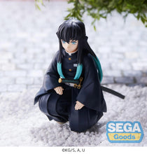 Load image into Gallery viewer, Free UK Royal Mail Tracked 24hr delivery   Stunning figure of Muichiro Tokito from the popular anime Demon Slayer. This amazing statue is launched by SEGA as part of their latest Perching figure series - Hashira Meeting.   This statue is created in excellent fashion showing Muichiro posing in his Hashira uniform, Kneeling down. - Stunning !   This PVC figure stands at 10cm tall, and packaged in a gift/collectible box from SEGA.
