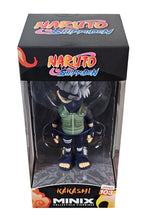 Load image into Gallery viewer, Free UK Royal Mail Tracked 24hr delivery Marvelous figure of Kakashi from the legendary anime Naruto Shippuden. This figure is launched by MINIX as part of their latest collection. The figure is created astonishingly showing Kakashi posing in his uniform. This PVC figure stands at 12cm tall and package in a gift / collectible box from Minix Collectibles. Official brand: MINIX Excellent gift for any Naruto fan.