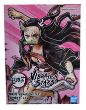 Load image into Gallery viewer, Free UK Royal Mail Tracked 24hr delivery   Striking statue of Nezuko Kamado from the popular anime series Demon Slayer. This figure is launched by Banpreso as part of their latest Vibration Stars series.   The creator did a fabulous job with this one by using vibrant sharp colours creating this amazing piece of Nezuko. The statue shows Nezuko posing in her classic pink kimono in her demon form, and in battle mode. - Truly stunning !
