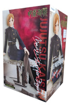 Load image into Gallery viewer, Stunning statue of Nobara Kugisaki from the popular anime Jujutsu Kaisen. This figure is launched by GOOD SMILE COMPANY as part of their FuRyu Noodle Stopper collection. - Adapted from the movie Jujutsu Kaisen: 0. The sculptor did an amazing job creating this statue, showing Nobara posing elegantly in her uniform, sitting down with her legs crossed. This PVC figure stands at 14cm tall, and packaged in a gift/collectible box from GOOD SMILE COMPANY.