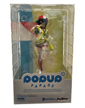 Load image into Gallery viewer, Free UK Royal Mail Tracked 24hr delivery Super cute statue of Oozora Subaru from the virtual Youtube channel HOLOLIVE. This statue is launched by Good Smile Company as part of their latest Pop Up Parade series. The creator did a fantastic job creating this piece, showing Oozora Subaru from Hololive 2nd Generation posing in her sporty outfit. This PVC statue stands at 18cm (approx), and packaged in a gift / collectible box from Good Smile Company.