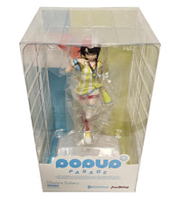 Load image into Gallery viewer, Free UK Royal Mail Tracked 24hr delivery Super cute statue of Oozora Subaru from the virtual Youtube channel HOLOLIVE. This statue is launched by Good Smile Company as part of their latest Pop Up Parade series. The creator did a fantastic job creating this piece, showing Oozora Subaru from Hololive 2nd Generation posing in her sporty outfit. This PVC statue stands at 18cm (approx), and packaged in a gift / collectible box from Good Smile Company.