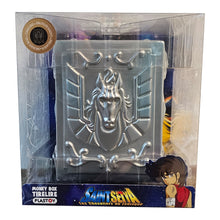 Load image into Gallery viewer, Free UK Royal Mail Tracked 24hr delivery Phenomenal Pandora box of Seiya Pegasus from the classic anime Saint Seiya. This Pandora money box is launched by TOEI ANIMATION is part of their latest PLASTOY collection. This Pandora box is created in excellent detail showing Seiya's pegasus symbol, shield and star. Size: 15cm Official brand: TOEI ANIMATION Excellent gift for any Saint Seiya fan.