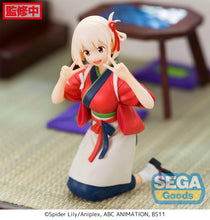 Load image into Gallery viewer, Free UK Royal Mail Tracked 24hr delivery
Elegant statue of Chisato Nishikigi from the popular anime series Lycoris Recoil. This figure is launched by SEGA and Good Smile Company as part of their latest PM Perching series.
This figure is created stunningly, showing Takina posing elegantly in her traditional teahouse outfit.
This PVC statue stands at 14cm tall, and packaged in a gift/collectible box from SEGA.