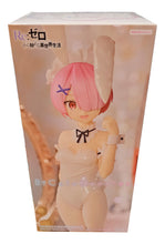 Load image into Gallery viewer, Beautiful figure of Rem from the popular anime Re:Zero Starting Life In Another World. This statue is launched by Good Smile Company as part of their latest Furyu series. The sculptor has created this piece amazingly, showing Rem posing elegantly in her Bunny outfit. - Stunning ! This PVC statue stands at 30cm tall, and packaged in a gift/collectible box from Good Smile Company.