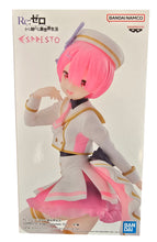 Load image into Gallery viewer, Free UK Royal Mail Tracked 24hr delivery
Beautiful statue of Ram from the popular anime Re:Zero Starting Life in Another World. This gorgeous statue is launched by Banpresto as part of their latest Stage Costume collection.
This figure is created stunningly, showing Ram posing beautifully in her white and pink stage costume.