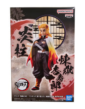 Load image into Gallery viewer, Free UK Royal Mail Tracked 24hr delivery
Striking statue of Kyojuro Rengoku from the popular anime series Demon Slayer. This fabulous figure is launched by Bapresto as part of their latest Kimetsu no Yaiba EX collection.
This figure is created beautifully, showing Rengoku posing stunningly in his flame hashira uniform, with his flame Nichirin sword, and his flame-breathing symbol around the stand.