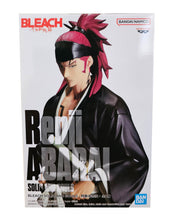 Load image into Gallery viewer, Free UK Royal Mail Tracked 24hr delivery   Astounding figure of Renji Abarai from the popular anime series BLEACH. This statue is launched by Banpresto as part of their latest Solid and Souls collection.  This figure is created in excellent detail, showing Renji posing in his kimono, and with his sword attached on the side. From the hair, facial, all the way down to the creases of the clothing, all created in immense detail. - Breathtaking !
