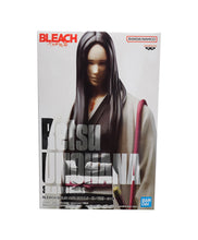 Load image into Gallery viewer, Fabulous statue of Retsu Unohana (The second longest serving captain after Head Captain Yamamoto) from the legendary anime Bleach. This figure is launched by Banpresto as part of their latest Solid and Souls series.   This figure is created meticulously, showing Retsu Unohana posing in her soul reaper uniform and holding her sword.   This PVC statue stands at 15cm tall, and packaged in a gift / collectible box from Bandai.

