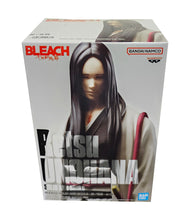 Load image into Gallery viewer, Fabulous statue of Retsu Unohana (The second longest serving captain after Head Captain Yamamoto) from the legendary anime Bleach. This figure is launched by Banpresto as part of their latest Solid and Souls series. This figure is created meticulously, showing Retsu Unohana posing in her soul reaper uniform and holding her sword. This PVC statue stands at 15cm tall, and packaged in a gift / collectible box from Bandai.