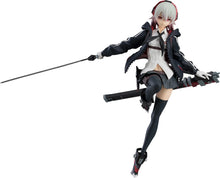 Load image into Gallery viewer, Striking statue of Shi from the popular anime illustration collection. This statue is launched by Good Smile Company as part of their latest Pop Up Parade series. The creator did a fantastic job creating this piece, showing Shi posing elegantly in her battle gear, holding her sword. This PVC statue stands at 18cm (approx), and packaged in a gift / collectible box from Good Smile Company.
