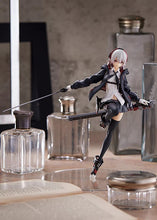 Load image into Gallery viewer, Striking statue of Shi from the popular anime illustration collection. This statue is launched by Good Smile Company as part of their latest Pop Up Parade series. The creator did a fantastic job creating this piece, showing Shi posing elegantly in her battle gear, holding her sword. This PVC statue stands at 18cm (approx), and packaged in a gift / collectible box from Good Smile Company.