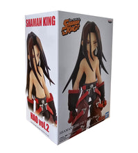 Load image into Gallery viewer, Free UK Royal Mail Tracked 24hr delivery
Remarkable statue of Hao Asakura from the popular anime series Shaman King. This figure is launched by Banpresto as part of their latest collection.
This statue is sculpted beautifully, showing Hao posing in his battle uniform. The hair style, outfit and facial expression were created stunningly adapted directly from the anime.