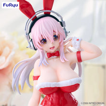Load image into Gallery viewer, Free UK Royal Mail Tracked 24hr delivery
Stunning statue of Super Sonico, she is known as the mascot for Nitroplus' annual live music festival event "Nitro Super Sonico". This amazing figure is launched by Good Smile Company as part of their latest BiCute Bunnies collection.
This statue is created in beautiful fashion, showing Super Sonico posing beautifully in her red and white BiCute bunnies outfit. -Stunning!
This PVC statue stands at 30cm tall and packaged in a gift/collectible box from Good Smile