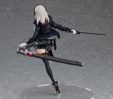 Load image into Gallery viewer, Striking statue of Shi from the popular anime illustration collection. This statue is launched by Good Smile Company as part of their latest Pop Up Parade series. The creator did a fantastic job creating this piece, showing Shi posing elegantly in her battle gear, holding her sword. This PVC statue stands at 18cm (approx), and packaged in a gift / collectible box from Good Smile Company.