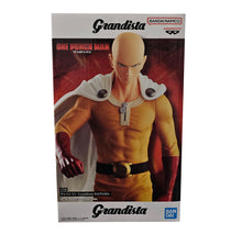 Load image into Gallery viewer, Free UK Royal Mail Tracked 24hr delivery
Spectacular statue of Saitama from the popular anime One Punch Man. This fabulous statue is launched by Banpressto as part of their latest Grandista collection.
This statue is created perfectly, showing Saitma in Hero suit, and ready for battle. The details are immense, from the facial, emotions, all the way down to the creases of the clothing - all sculpted perfectly. - Stunning!
This PVC statue stands at 27cm tall, and packaged in a gift/collectible box from