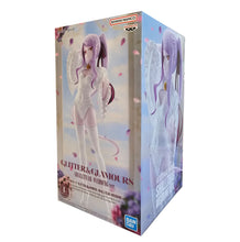 Load image into Gallery viewer, Elegance Meets Darkness with Shalltear
Add the captivating Shalltear Bloodfallen to your collection with this officially licensed Overlord Glitter & Glamours Wedding Ver. Figure by Banpresto / Bandai Spirits.
Shalltear is beautifully recreated in an elegant white wedding-inspired outfit, offering a striking contrast to her normally dark and formidable appearance. Her flowing lavender hair, distinctive red eyes and delicate outfit detailing have been carefully sculpted to capture her unmistakable character.