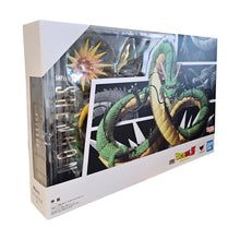 Load image into Gallery viewer, Breathtaking statue of Shenron from the legendary anime Dragon Ball Z. This statue is launched by Tamashii Nations as part of their latest premium SHFiguarts collection.   This statue is created meticulously, showing the classic magical dragon flying/surrounding the seven dragon balls. - Truly amazing !   The statue stands at 28cm tall, comes with the base, Dragon balls included, and packaged in a gift/collectible box from Bandai Namco. 
