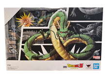Load image into Gallery viewer, Breathtaking statue of Shenron from the legendary anime Dragon Ball Z. This statue is launched by Tamashii Nations as part of their latest premium SHFiguarts collection.   This statue is created meticulously, showing the classic magical dragon flying/surrounding the seven dragon balls. - Truly amazing !   The statue stands at 28cm tall, comes with the base, Dragon balls included, and packaged in a gift/collectible box from Bandai Namco. 
