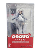 Load image into Gallery viewer, Striking statue of Shi from the popular anime illustration collection. This statue is launched by Good Smile Company as part of their latest Pop Up Parade series. The creator did a fantastic job creating this piece, showing Shi posing elegantly in her battle gear, holding her sword. This PVC statue stands at 18cm (approx), and packaged in a gift / collectible box from Good Smile Company.