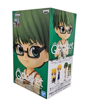 Load image into Gallery viewer, Free UK Royal Mail Tracked 24hr delivery   Super cute figure of Shintarō Midorima from the popular anime series Kuroko&#39;s Basketball. This figure is launched by Banpresto as part of their latest Q Posket collection.  This Q Posket figure of Midorima is created beautifully. Adapted from the anime showing Midorima posing in his team uniform.    This PVC statue stands at 14cm tall, and packaged in a gift collectible box from Bandai.  Ver. B
