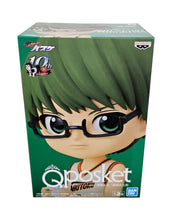 Load image into Gallery viewer, Free UK Royal Mail Tracked 24hr delivery   Super cute figure of Shintarō Midorima from the popular anime series Kuroko&#39;s Basketball. This figure is launched by Banpresto as part of their latest Q Posket collection.  This Q Posket figure of Midorima is created beautifully. Adapted from the anime showing Midorima posing in his team uniform.    This PVC statue stands at 14cm tall, and packaged in a gift collectible box from Bandai.  Ver. B
