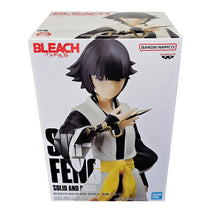 Load image into Gallery viewer, Free UK Royal Mail Tracked 24hr delivery
Striking statue of Sui-Feng (sometimes known as Soifon) from the legendary anime Bleach. This figure is launched by Banpresto as part of their latest Solid and Souls series.
This figure is created in excellent detail, showing Sui-Feng posing in her uniform - captain of the 2nd Division of the Gotei 13.