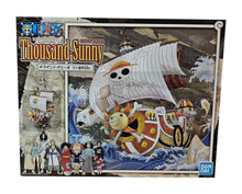 Load image into Gallery viewer, Free UK Royal Mail Tracked 24hr delivery Stunning model kit of the famous pirate ship "Thousand Sunny" from the legendary anime ONE PIECE. This model kit is launched by Bandai as part of their latest collection - Land of Wano version. Thousand Sunny Pirate ship is said to be the twice as the size as Going Merry. Also included an addition three mini boat models. This ship model is created beautifully, easy to assemble and no glue required.