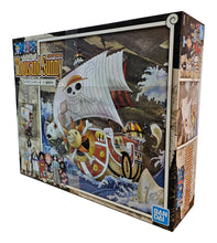 Load image into Gallery viewer, Free UK Royal Mail Tracked 24hr delivery Stunning model kit of the famous pirate ship "Thousand Sunny" from the legendary anime ONE PIECE. This model kit is launched by Bandai as part of their latest collection - Land of Wano version. Thousand Sunny Pirate ship is said to be the twice as the size as Going Merry. Also included an addition three mini boat models. This ship model is created beautifully, easy to assemble and no glue required.