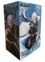 Load image into Gallery viewer, Striking statue of Tōshirō Hitsugaya from the popular anime series BLEACH. This super cool statue is launched by Banpresto as part of their latest Vibration Stars Collection.
This figure is created remarkably, showing Toshiro posing in battle mode, holding his ice-based zanpakuto. - Stunning !